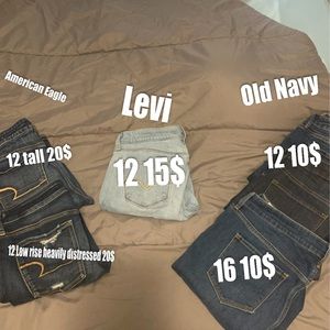 Jeans for sale!